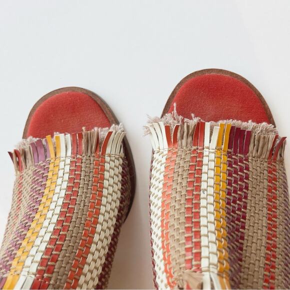 Lucky Brand Leyshia Wedge Heel Mule Woven - Picture 3 of 6